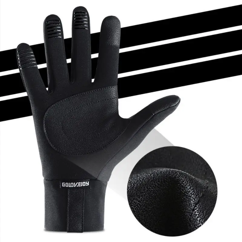 Outdoor Winter Touch Screen Breathable Full Finger Gloves Non-Slip Ski Riding Gloves Windproof Waterproof Warm