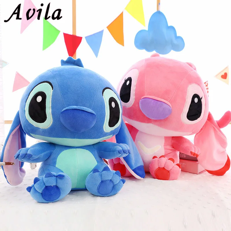 

Big Stuffed Giant Cartoon Stitch Lilo & Stitch Plush Toy Sleeping pillow Stuffed Toy Birthday Christmas Children Kid Gifts