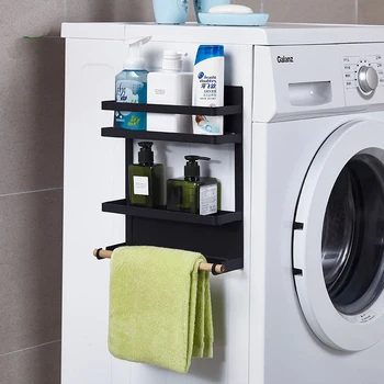 

Kitchen Side Shelf Holder Multifunctional Storage Rack Multi-layer Refrigerator Storage Holders Wall Hanging Organization