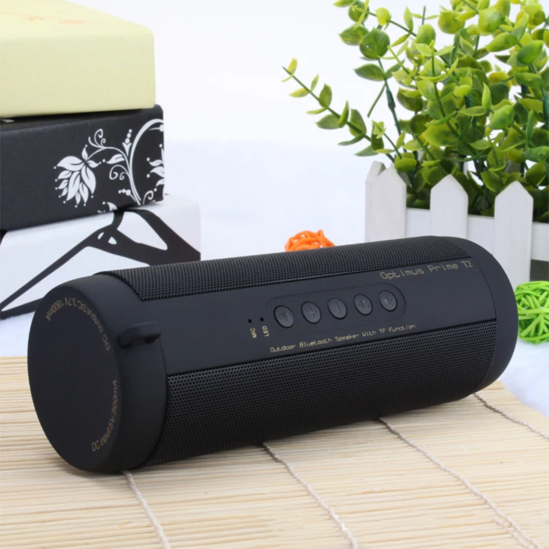 

KAYINUO T2 waterproof bluetooth speaker Mini Column Stereo Hi-Fi Boxes outdoor portable wireless bluetooth speakers