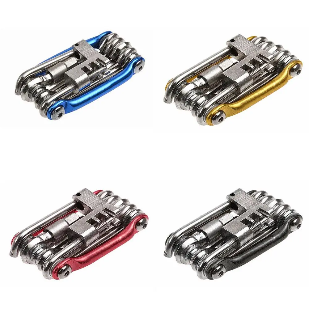 Best Hot Sale 1X 11 in 1 Bicycle Tools Sets Bike Multi Repair Kit Hex Spoke Wrench Screwdriver High Quality Cycling Bike Repair Tools