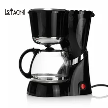 LSTACHi 240 мл 220-600 в капельная Кофеварка машина электрическая черная песочные часы сделать кафе чай Многофункциональный Американский 3-4чашки