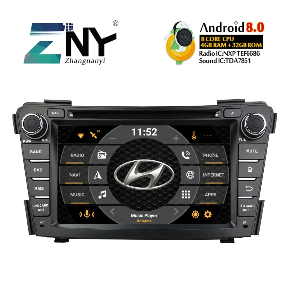 

7" HD Android 9.0 Car DVD For Hyundai I40 2011 2012 2013 2014 Auto Radio FM WiFi GPS Navigation Audio Video Player Backup Camera