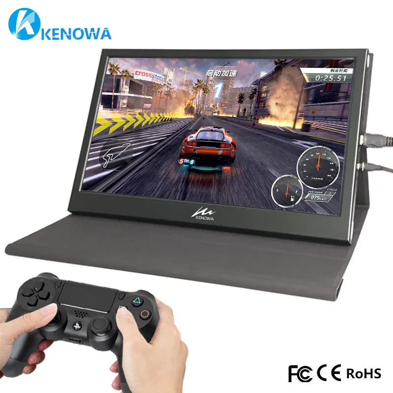 

New 13.3 Inch 2K Portable Computer Monitor PC HDMI PS3 PS4 Xbo X360 1080P IPS LCD LED 15.6 Inch Display Monitor for Raspberry Pi
