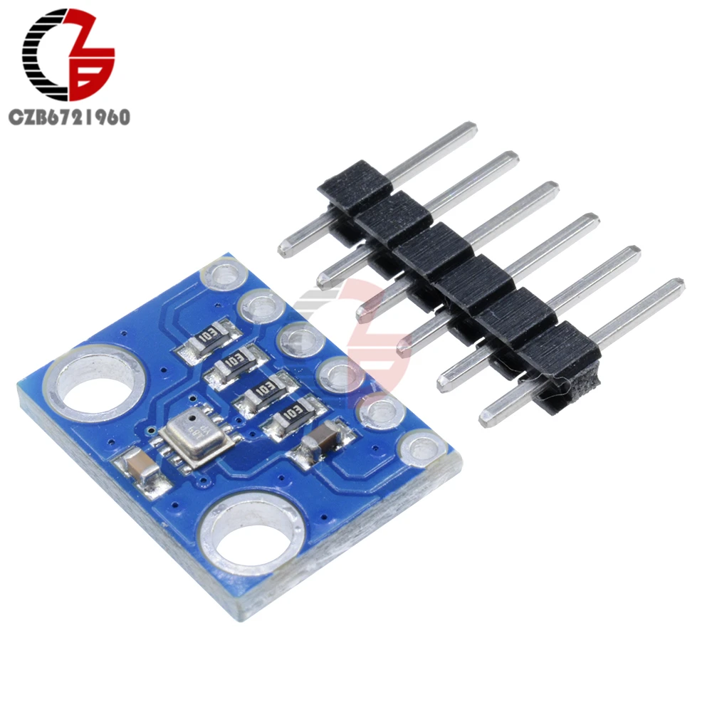 

BMP280 Digital Barometric Pressure Sensor Board Swap IIC I2C SPI BME280 3.3V Blue