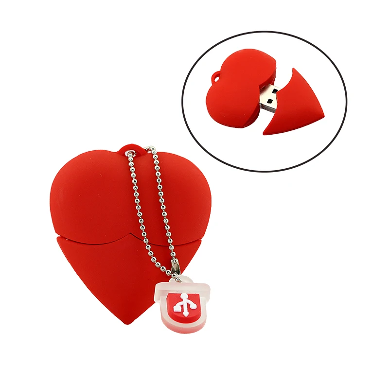 Red Heart Hearts USB Flash Pen drive Driver 4GB 8GB 16GB 32GB Memory Stick Storage Pendrive U Disk Card Wedding gift | Компьютеры и