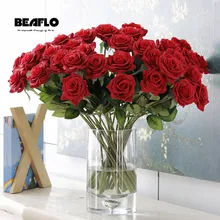1 шт. романтические искусственные розы DIY шелковые цветы свежие цветы для свадебной вечеринки, украшения дома, праздника