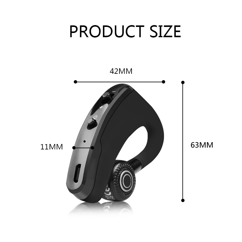 

V9 Bluetooth hands-free headset wireless voice control music business wireless Bluetooth headset with microphone driver motion
