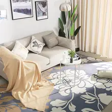 Скандинавская Современная гостиная ковер диван журнальный столик спальня прикроватный коврик для фойе элегантный цветок серый кухня ванная комната Противоскользящий коврик