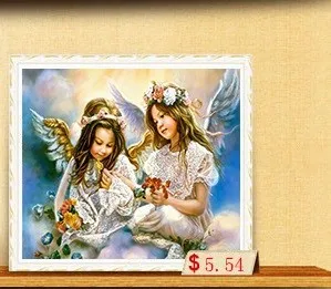 Ponto cruz com pintura de diamante