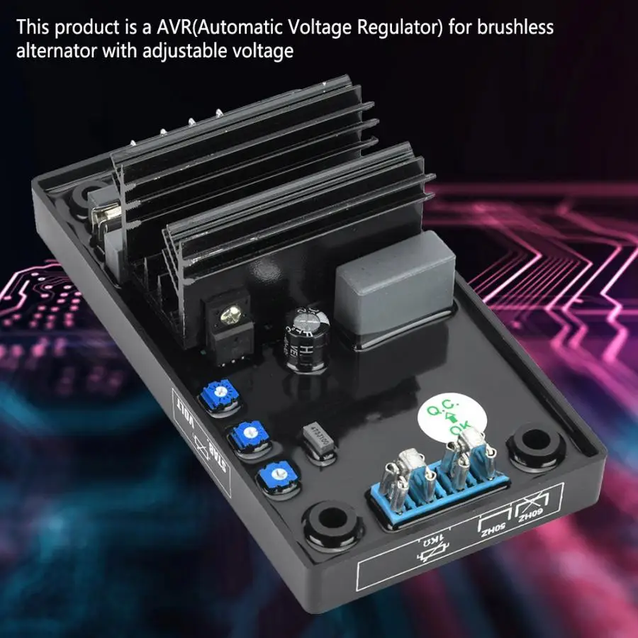 Автоматический регулятор напряжения R230 AVR для бесщеточного генератора