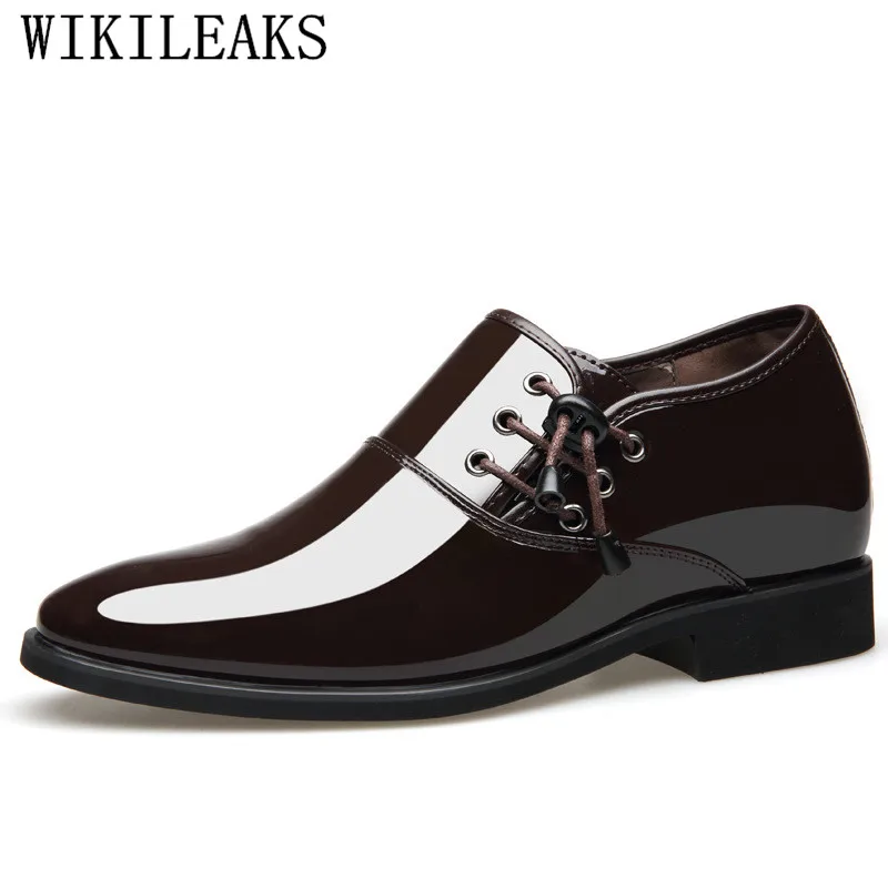 

Итальянские лакированные кожаные мужские туфли, дизайнерские Роскошные брендовые деловые мужские туфли, Формальные Свадебные классические туфли, оксфорды для мужчин