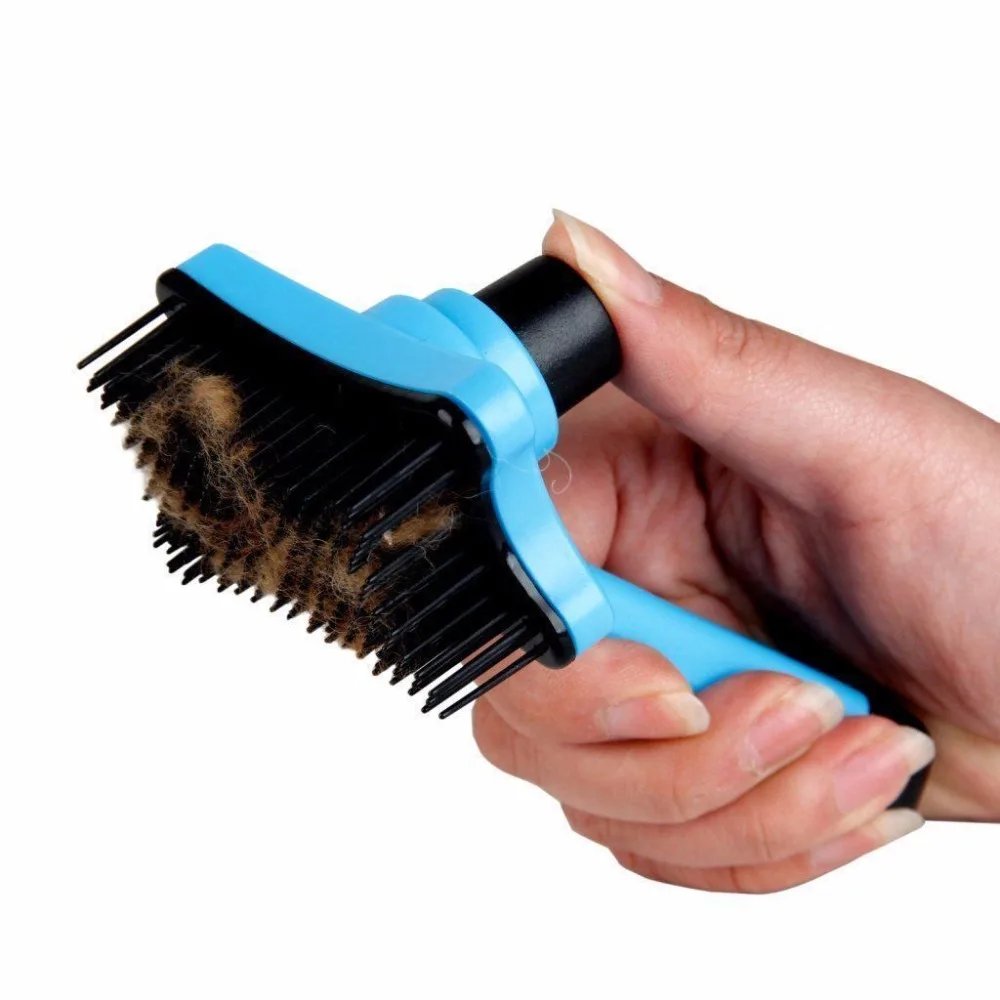 PAWZRoad Pet Dog Cat Fur Hair Grooming Brush Useful Self PAWZRoad Pet Dog Cat Fur Hair Grooming Brush Useful Self