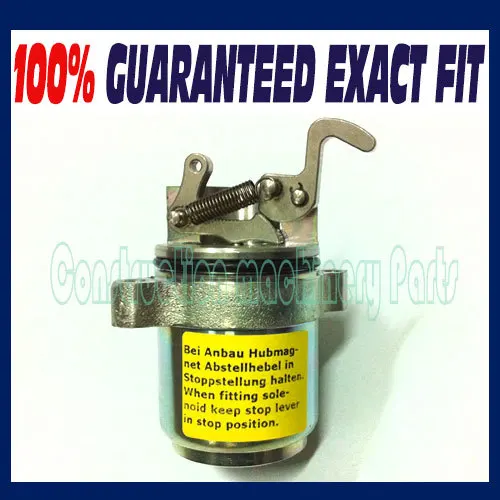 

Bobcat Fuel Shut Off Solenoid 863 864 873 883 Deutz Skid Steer Loader 04272733 0427 2733
