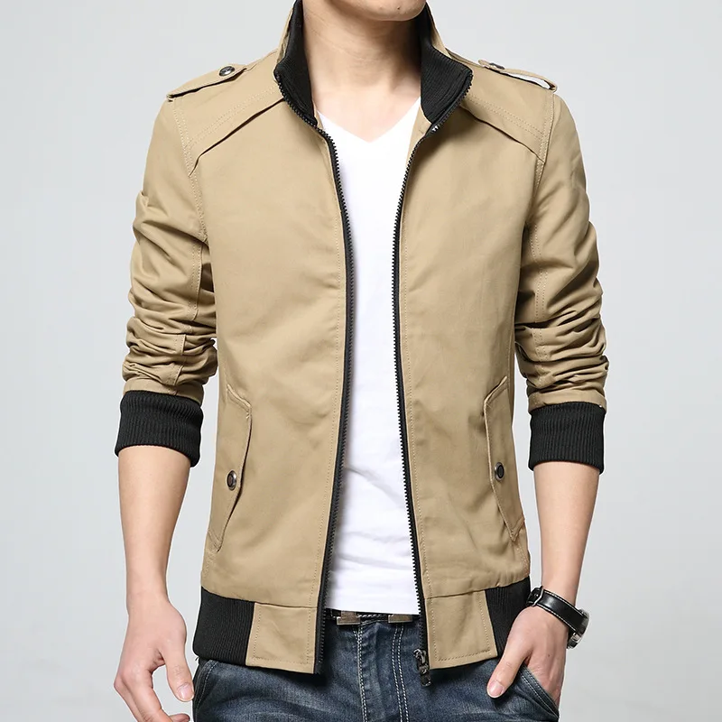 2019 new European and American uniform men's autumn and winter cotton jacket men's tooling jacket autumn casual jacket