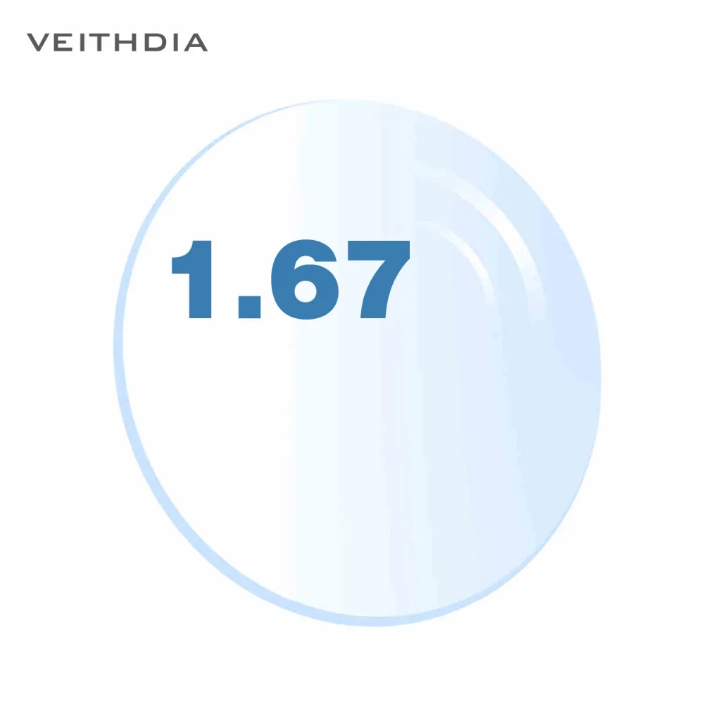

1.67 Index Aspherical Single Vision For Myopia / hyperopia 6.00-8.00 Degree