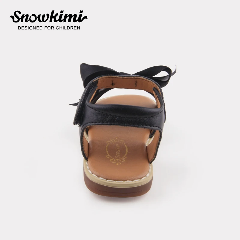 2018 г. Распродажа Sandalet Melissa Tenis Infantil Snowkimi Девочка сандалии дышащие Lei ленты на