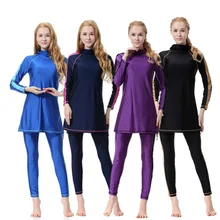 Женская одежда с цветочным принтом, мусульманская одежда для плавания, хиджаб, мАч, Буркини, плавание серфинг, одежда для водных видов спорта, большие размеры