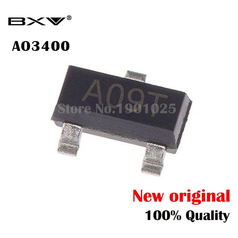 AO3400A SOT 23 AO3400 SOT23 A09T MOS новые и оригинальные 100 шт.|Интегральные схемы| |