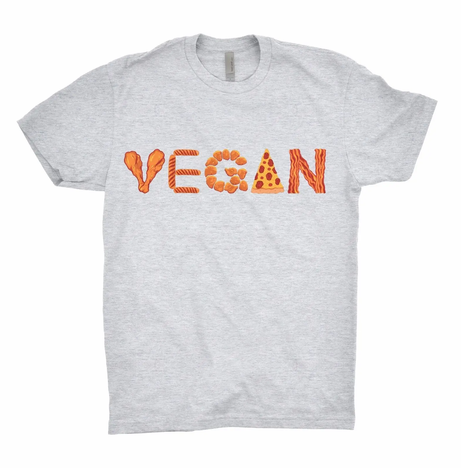 VEGAN футболка диета анимальс Are Friends пиццы забавная курица бекон Netflix авокадо