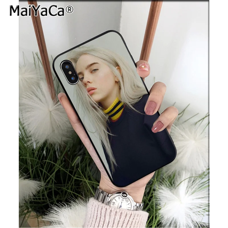 MaiYaCa Billie Eilish ТПУ Мягкий силиконовый чехол для телефона чехол для iPhone X XS MAX 6 6S 7 7plus 8 8Plus 5 5S XR - Цвет: A15