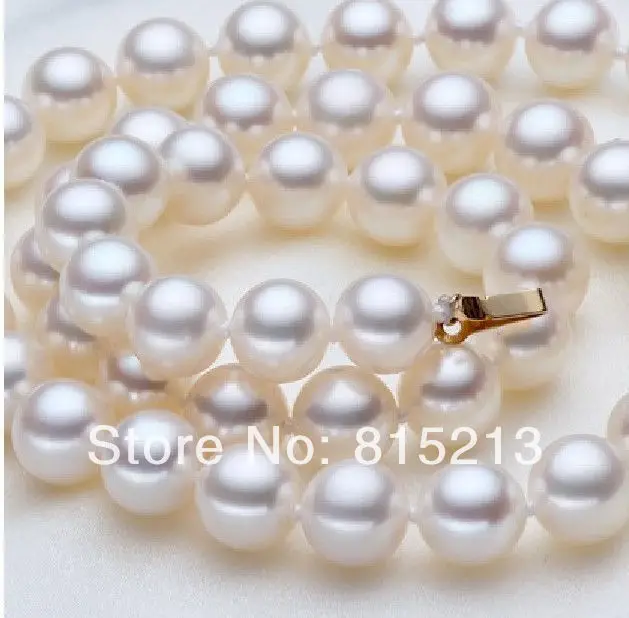 

ddh001186 natural 11-12mm natural south sea white pearl necklace