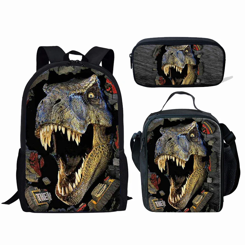 FORUDESIGNS-Dinosaur-3D-Printing-Set-School-Backpacks-for-Boys-Orthopedic-Satchel-Schoolbag-Children-Kids-Shoulder-Book