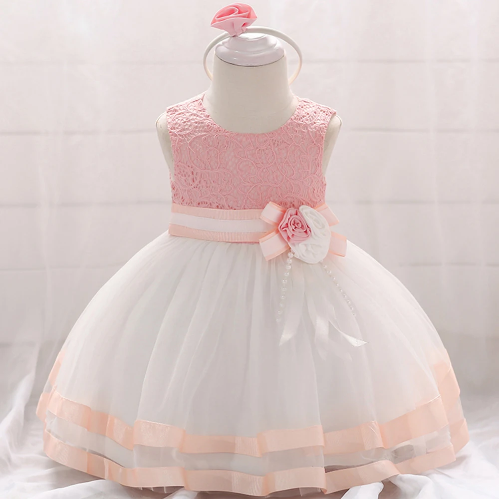 

New Baby Girl Birthday Dress Baptism Lace Ball Gown Christening Dresses 1 Year Girl Baby Birthday Dress Baby Girl princess Dress