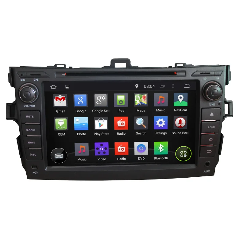 cheap Android 4.4 buit in DVBT MPEG 4 TV Car DVD Player Navigation GPS Radio Fit For TOYOTA COROLLA 2006 2007 2008 2009 2010 2011