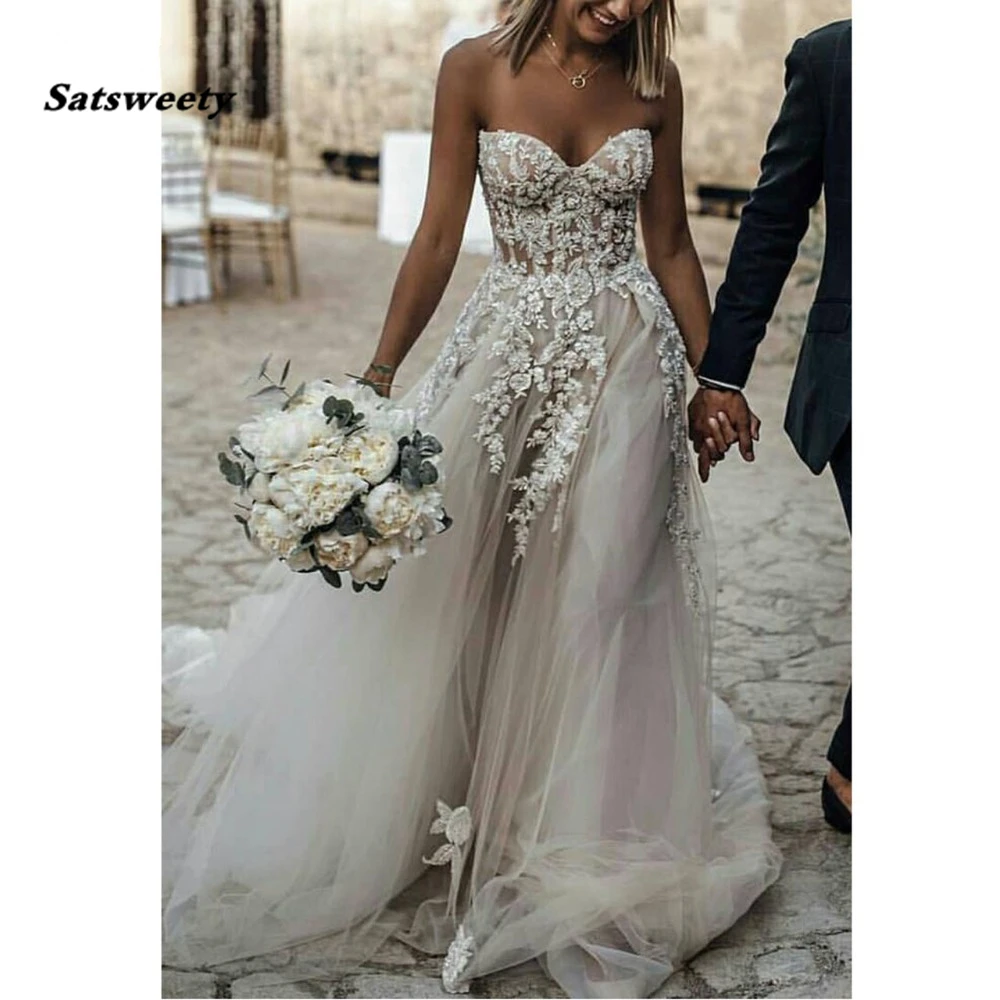 see through corset wedding dress