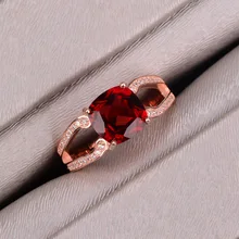 KJJEAXCMY fine jewelry Natural pomegranate stone square 8 ring 925 pure silver simple generous female ring kjjeaxcmy fine jewelry 925 silver inlaid with natural gem pomegranate stone female plum flower cut ring silver jewelry female