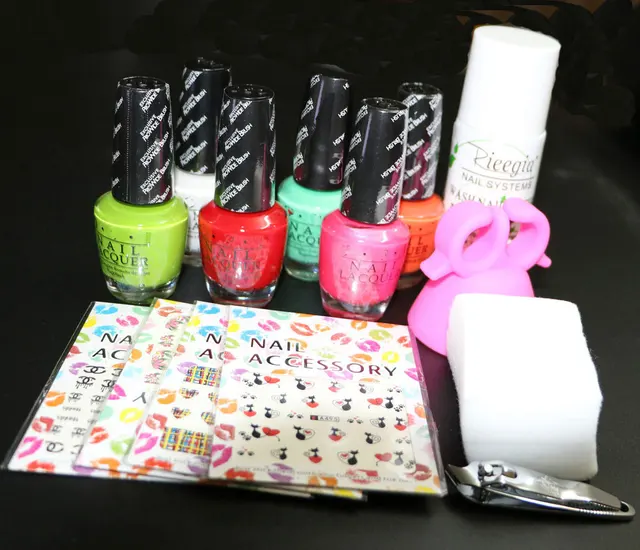 Nail Polish Kit Opil Set Manicure 6pcs Of Nail Polish Kit Opil Set Manicure 6pcs Of