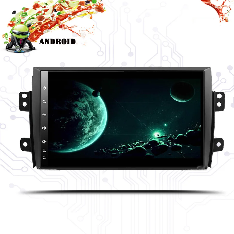 Clearance 2Din Android 9.1 Car DVD For SUZUKI SX4 Mp3 Audio DVD Navigation GPS SX4 for Suzuki 2006 - 2013Stereo DSP Option 9.1 3