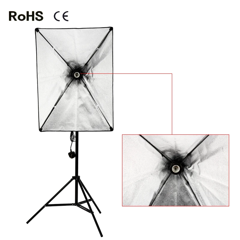 2 шт. 50x70 см/20 дюймов x 28 Фотостудия софтбокс непрерывная световой + 2*135 Вт освещение