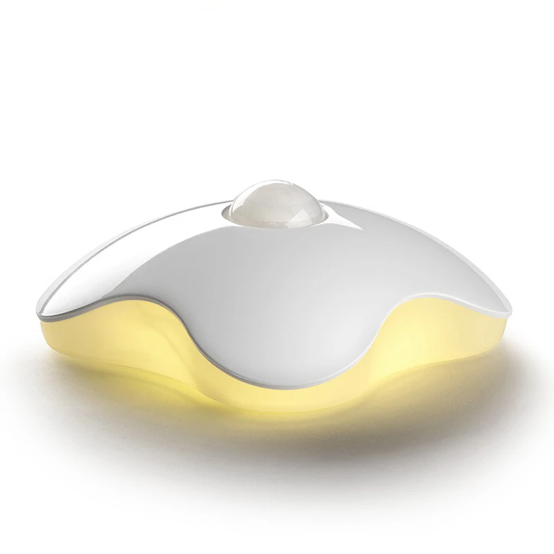 

Mini PIR Motion Sensor LED Night Light Human Body Induction Light Control Closet Cabinet Stairs Toilet Wall Lamp Emergency Light