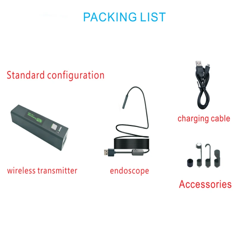 Prostormer HD Wifi Endoscope Camera iOS Wifi Camera Android Iphone Borescope Camera Endoscopic Semi Rigid Borescope Camera