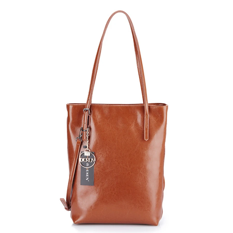 

Casual Genuine Leather Handbags Women Bag Totes Retro Shoulder Bag 2019 New Women's Large Tote Bags Ladies Designer Handbags Sac