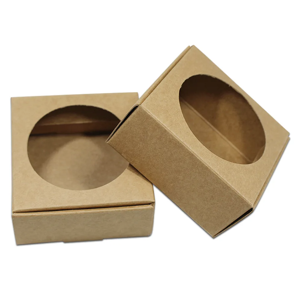 

Hollow Kraft Paper Foldable Package Box Party Candy Chocolate Carton Box Papercard Packing Box for Gift Jewelry Retail Packaging