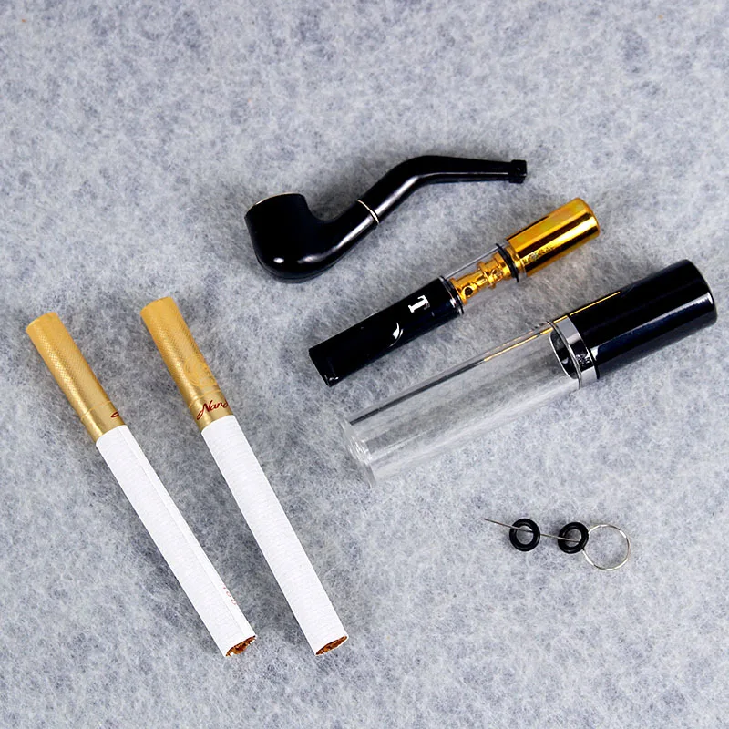 3 шт. набор сигарет Двойной моющийся рециркуляции здоровья фильтр сигареты держатель небольшой трубы подарок