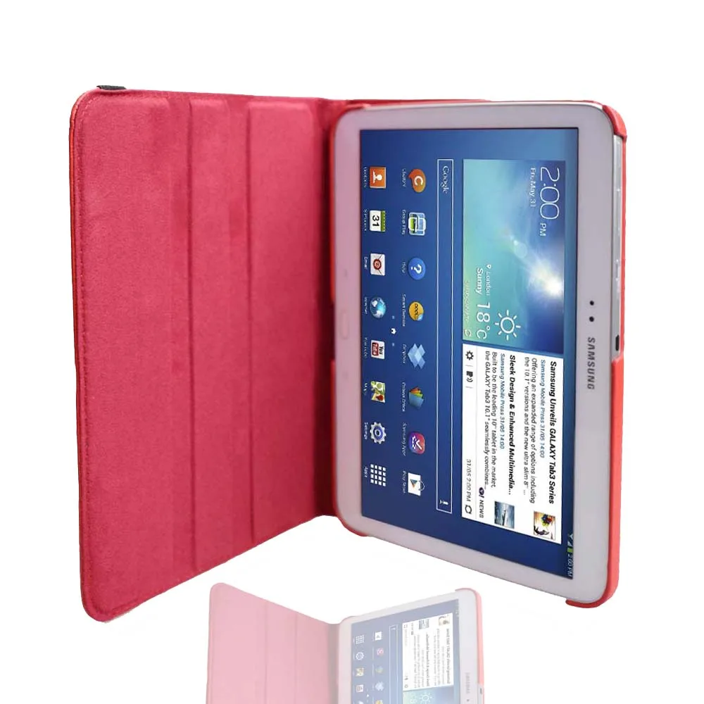 Tab 3 10.1 GT P5200 P5210 Case 360 Degree Rotating Flip Cover For Samsung  GALAXY TAB 3 10.1 Tablet Stand Pu Leather Cover Case|for samsung galaxy tab|p5210  casetab 3 10.1 - AliExpress