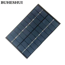 BUHESHUI 4,2 Вт 9 в 460Ma Мини Солнечная сотовая Солнечная модуль поликристаллическая солнечная панель DIY Солнечное зарядное устройство 200*130*3 мм