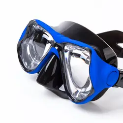 2018 высокое качество силиконовые маски для плавания, Professional закаленное стекло маска для подводного плавания близорукость маски дайвинга