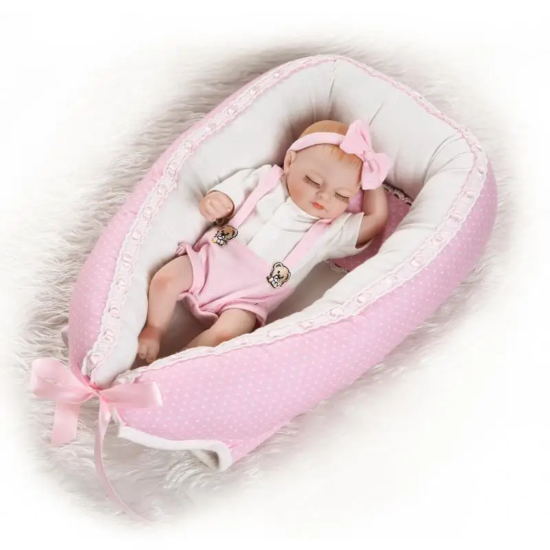 

10'' Full Body Soft Vinyl Newborn Baby Doll Realistic Reborn Baby Dolls Boy Girl Lifelike Twins Silicone Reborn Doll for Girls