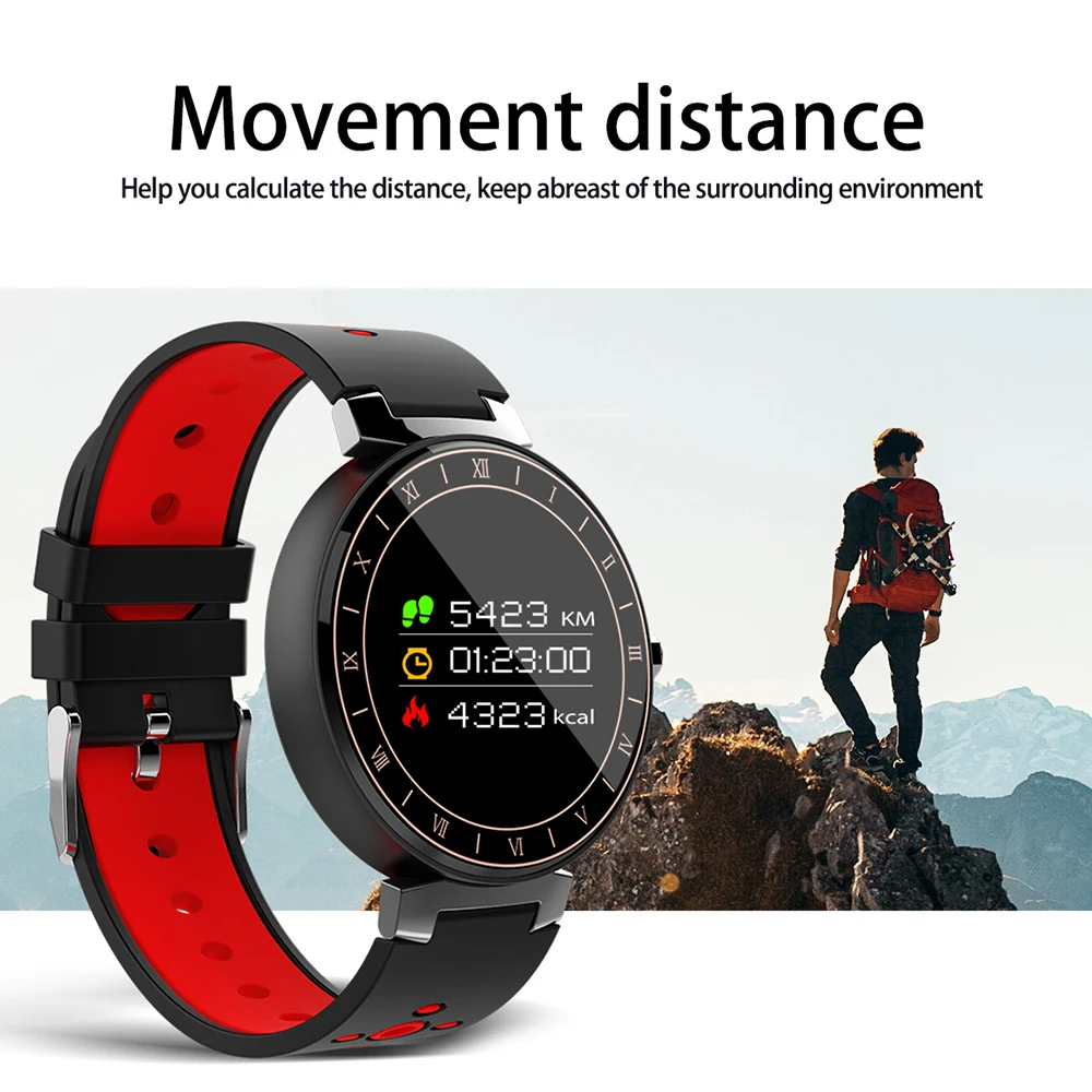 Fentorn L8 Smart Watch Men Blood Pressure IP68 Waterproof Fitness Tracker Clock Smartwatch For IOS Android Wearable Devices