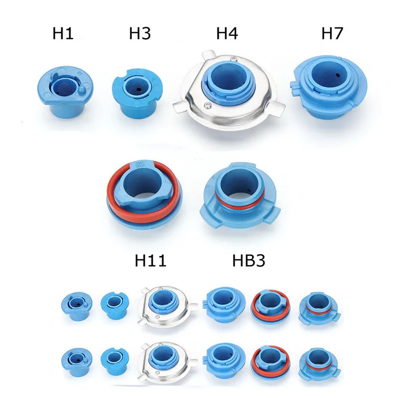 2 шт. Высокое качество Универсальный Прочный длительный срок службы светодиодный адаптер основы лампы разъем Фиксатор H1/H3/H4/H7/H11/HB3#279840