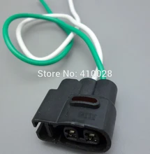 2 unids 2pin 2.0mm para Kia bobina de encendido bobina de encendido conector Del Inyector de Combustible Conector de arnés de Cableado de Enchufes