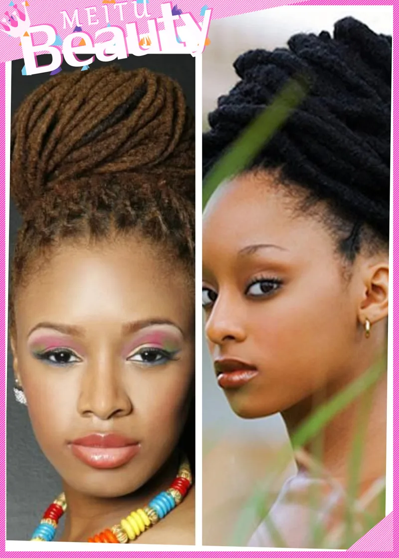 Long Crochet Faux Locs Dreadlock Crochet Hair Braiding Extensions