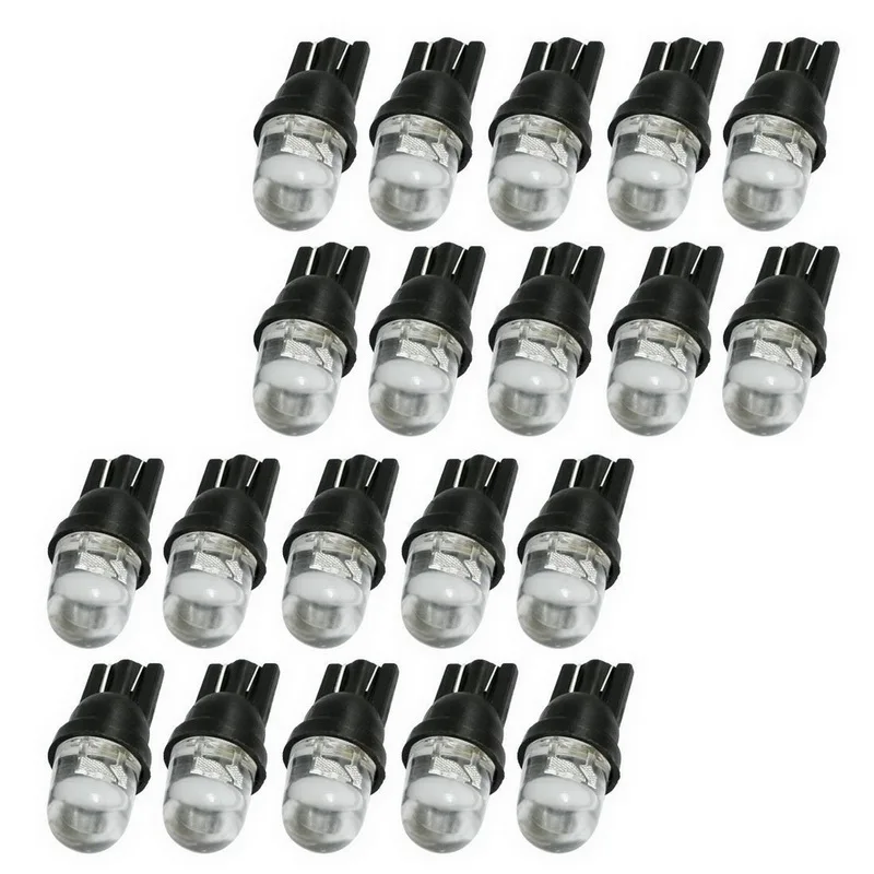 

20 Pcs Car Auto T10 W5W Colorful LED Bulb Side Wedge Light Lamp Car Lights Car Styling Decoration