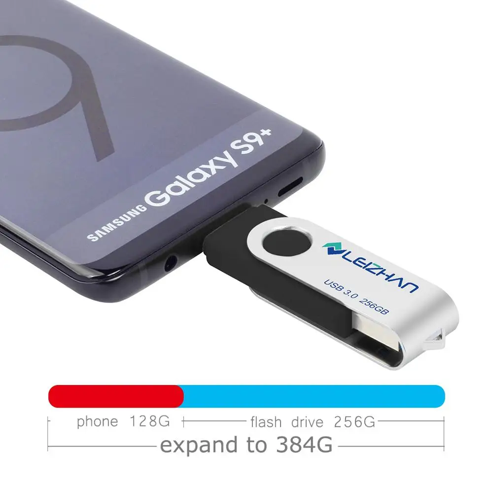 LEIZHAN Photostick 128 ГБ USB 3.0 Type C OTG флэш накопитель note 9 16 Гб S10 S9 S8 карта памяти ключ|USB