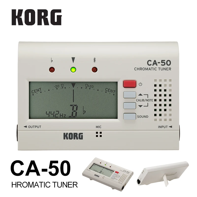 

KORG CA40 CA50 Compact Chromatic Tuner Bass/Saxophone/ Violin/ Flute Tuner Universal Tuner [Great for brass band or orchestra]